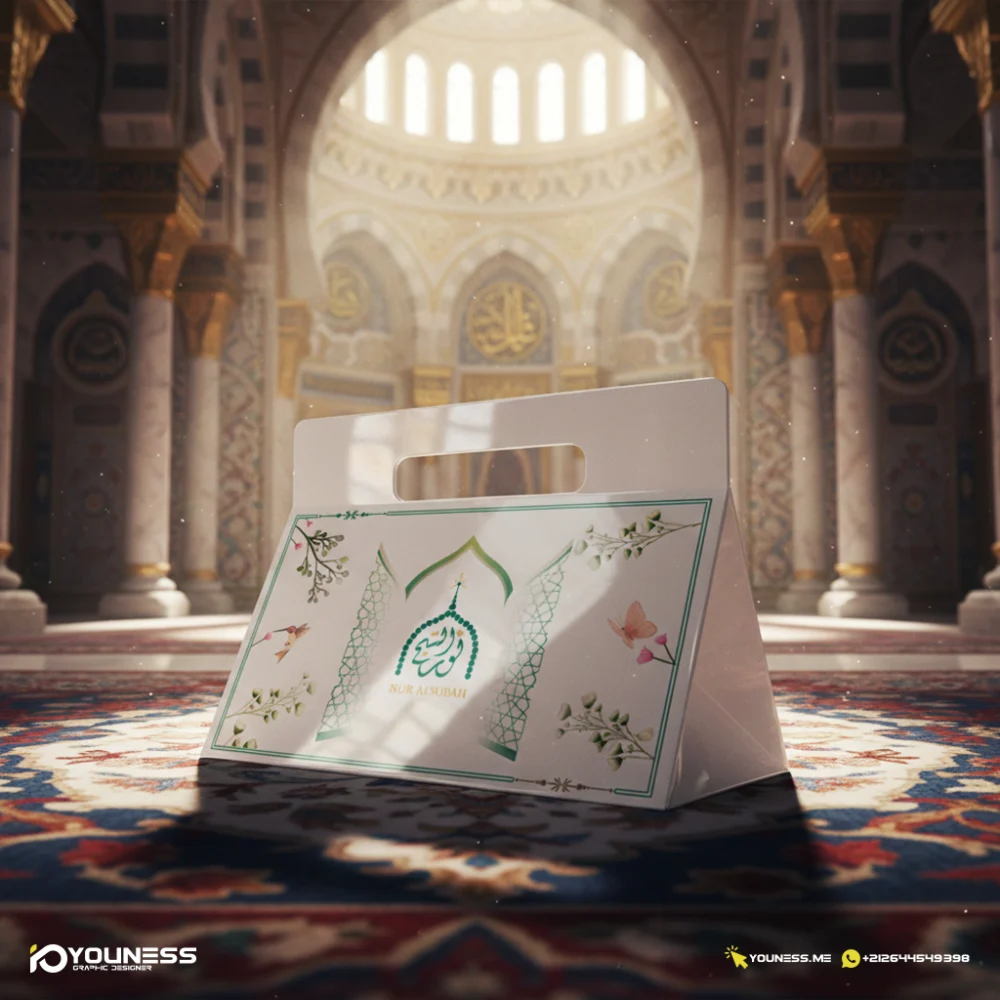 تصميم بكجن علبة هدية سبح